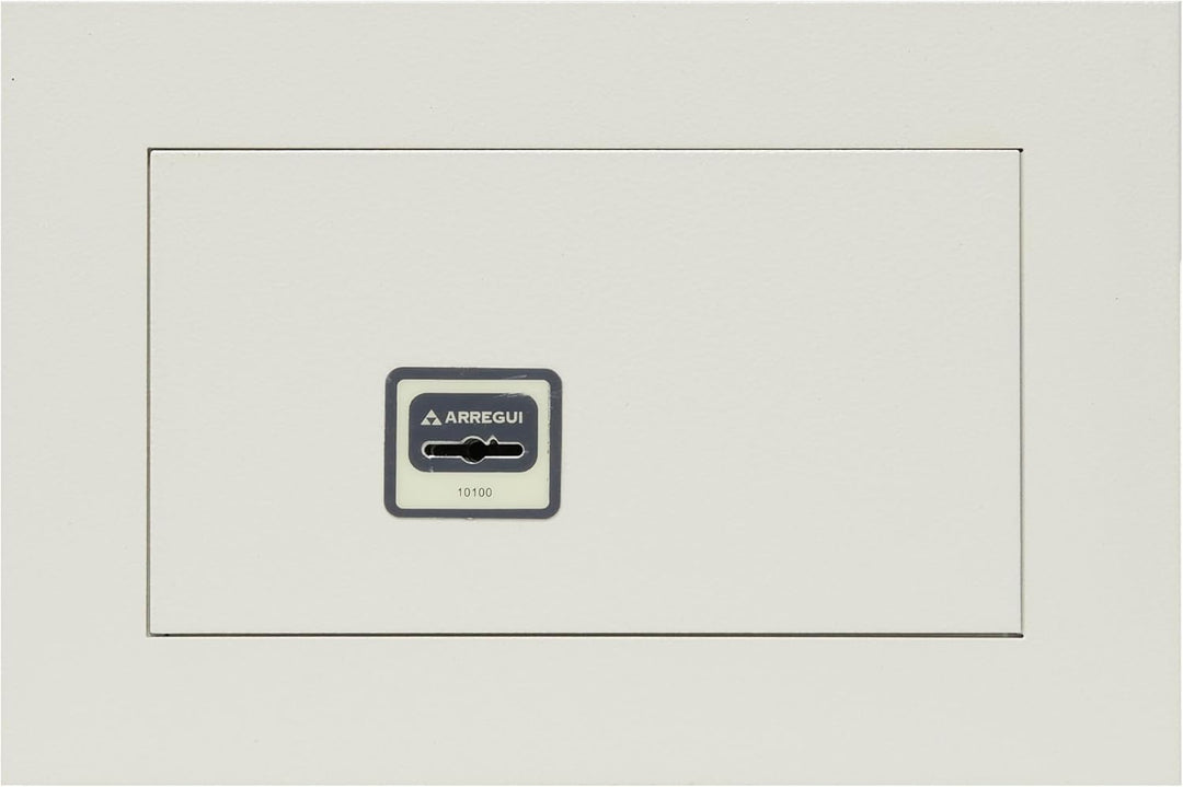 Arregui BC/1 Ideal-5 271311 Wandtresor, 5 mm dick, Schlüsselschloss, 20x30x15 cm, 5 L, hellgrau, 20
