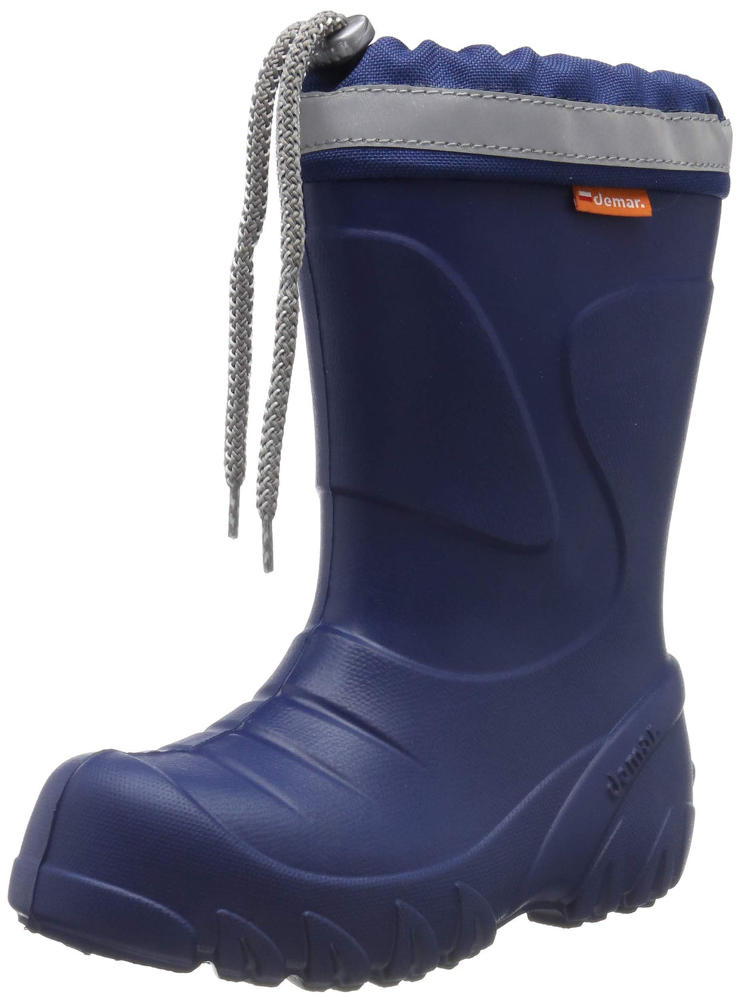 demar. EVA federleichte Kinder Gummistiefel mit Stulpe gefüttert MAMMUT-S 22/23 EU Dunkelblau, 22/23