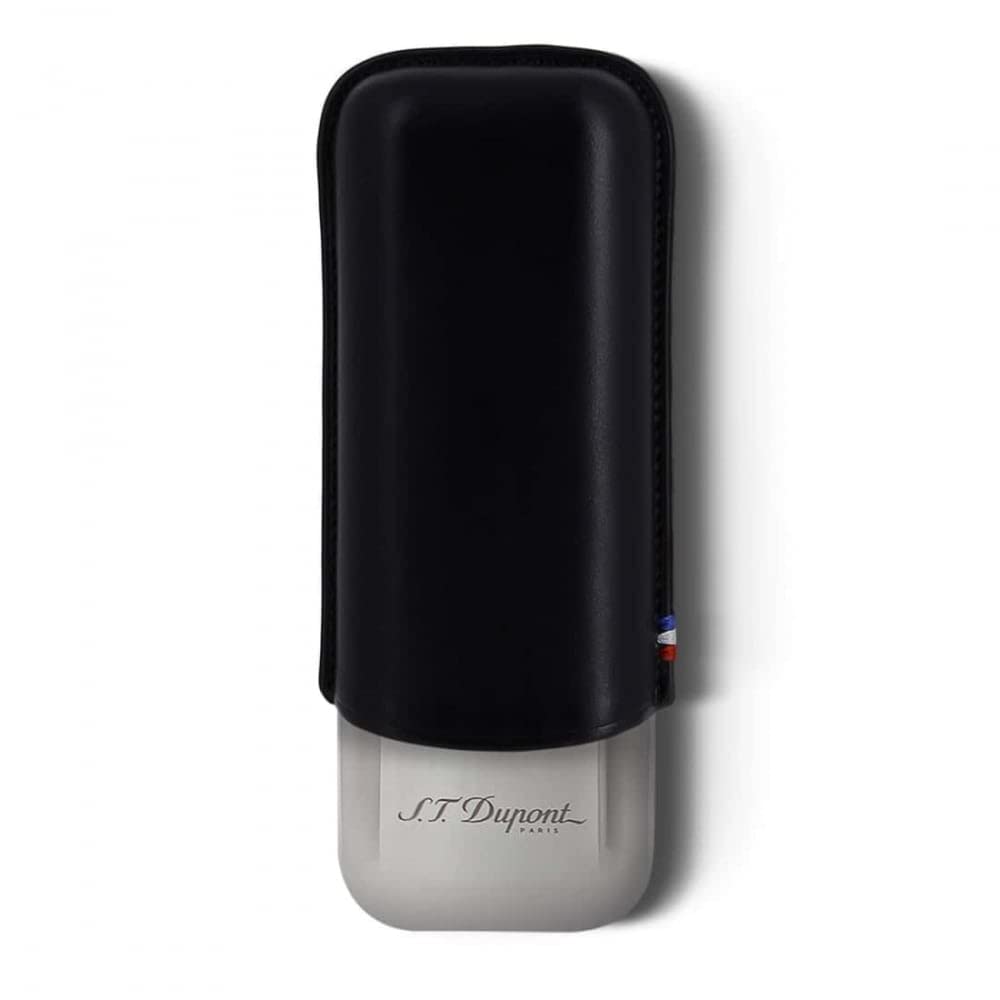 ST Dupont Zigarre Fall Metall Black 2 Zigarren