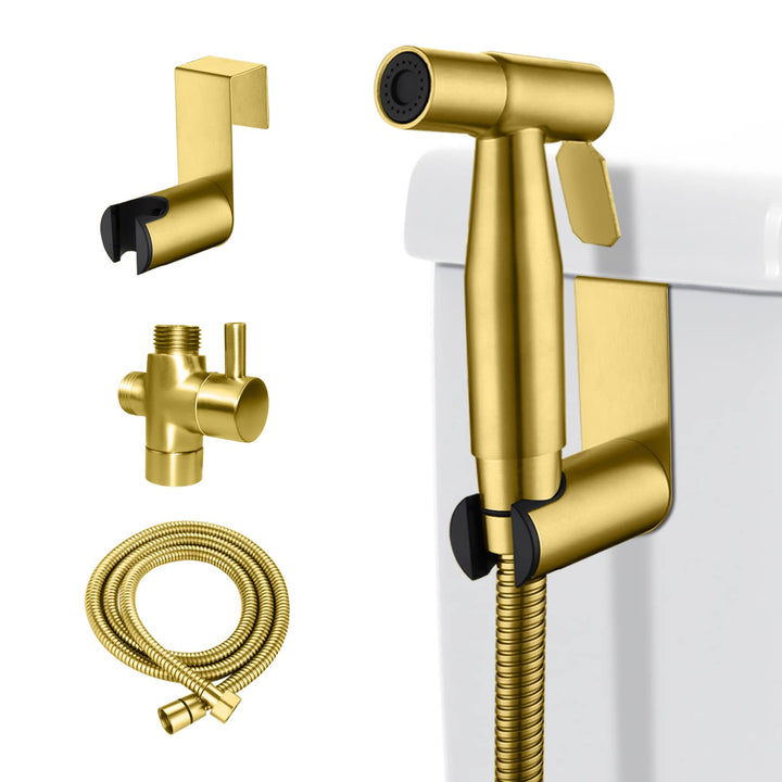 [LOSCHEN] Bidet Wandspray-Kit für Toilette,Hand Sprayer WC Befestigung Edelstahl für Haustier Bad/pe