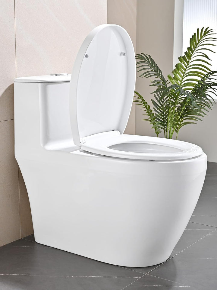 YEAUPE PRO Toilettendeckel mit Absenkautomatik, WC Sitz mit Quick-Release-Funktion und Softclose Abs