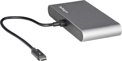StarTech.com Thunderbolt 3 Mini Dock - Mobile TB3-Dockingstation mit dual Monitoren, HDMI 4K 60 Hz -
