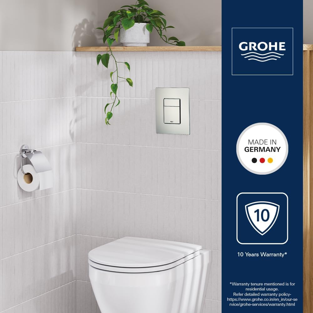 GROHE Skate Cosmopolitan - WC- Betätigungsplatte (wassersparend, senkrechte oder waagerechte Montage