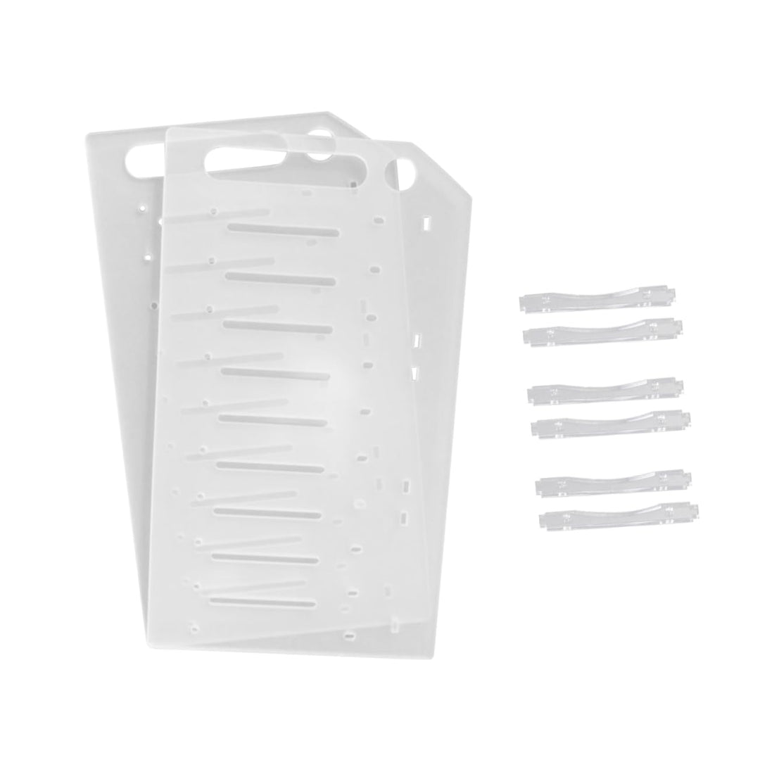 DOITOOL Transparenter DIY Hard Drive Bracket Mehrschichtiger Mechanischer Festplattenrahmen Praktisc