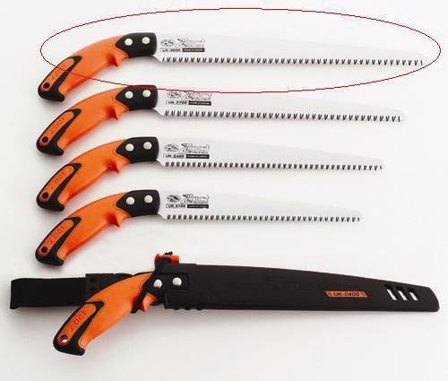 Japansäge 300 mm superscharf und rostfrei - inklusive Holster für Gürtel UK-3000 MADE IN JAPAN