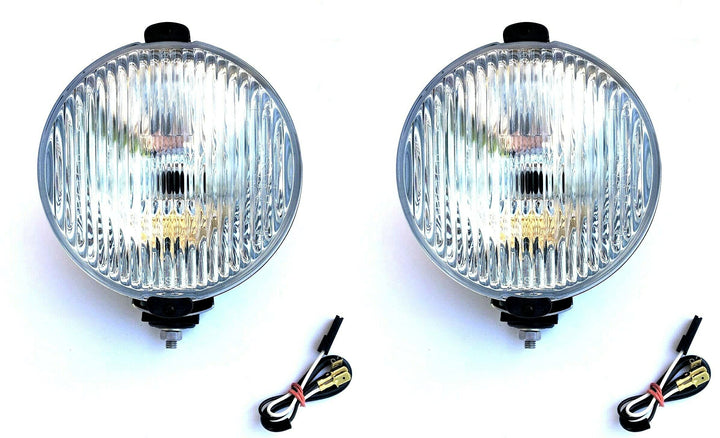 2x Nebelscheinwerfer H3 Halogen Ø152 Rund Nebellicht Offroad Bagger Traktor LKW