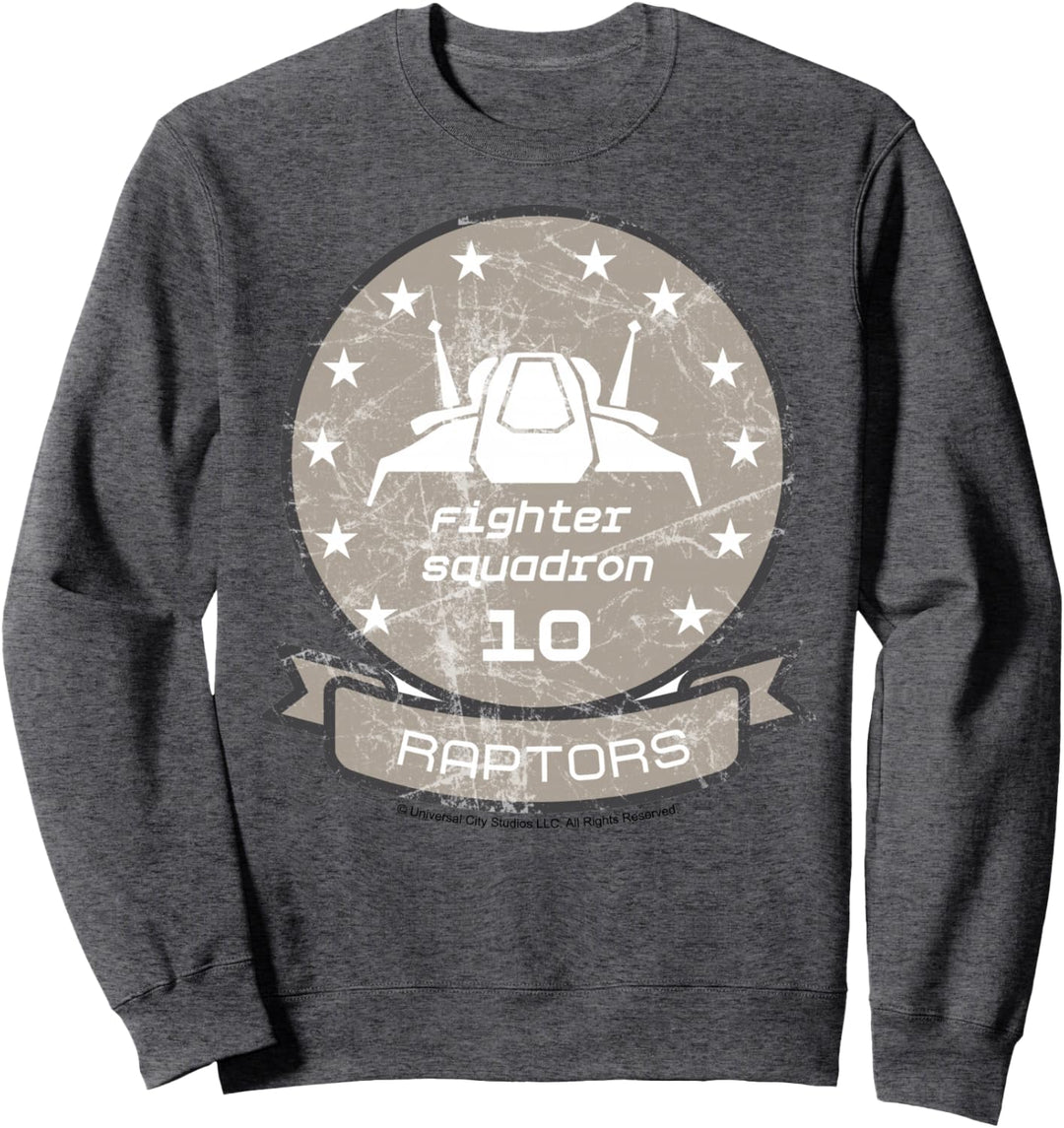 Battlestar Galactica Fighter Squadron 10 Raptors Logo Sweatshirt