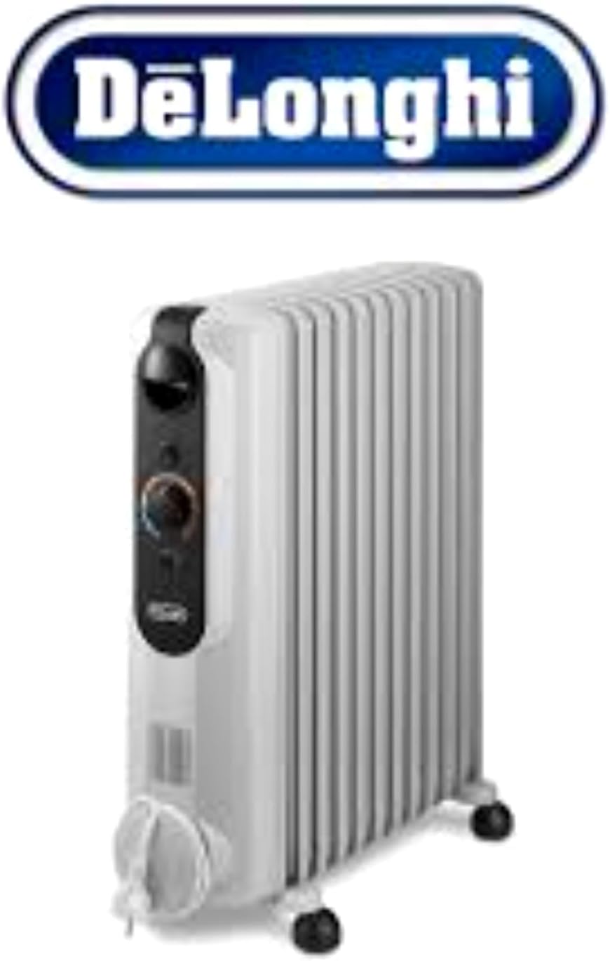 De'Longhi Radia S EasyTronic – Ölradiator für Räume bis 75 m³, Elektrische Heizung mit Energiesparmo