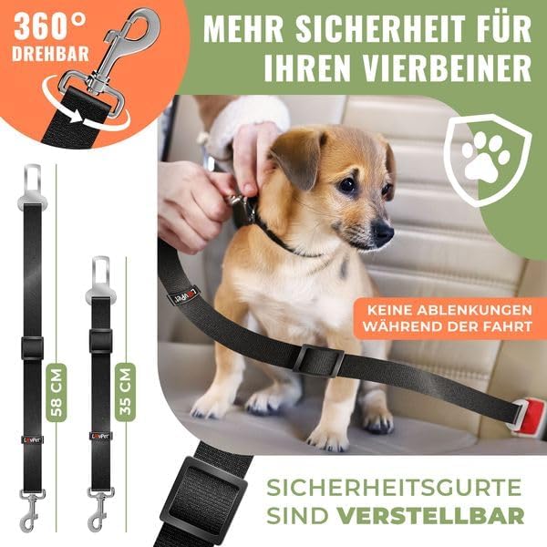 Lovpet® Hundegitter Auto, Autoschutzgitter Trenngitter Universal, verstellbare Breite, Kopfstütze Ko