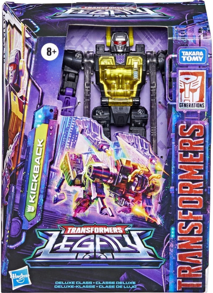 Transformers Spielzeug Generations Legacy 14 cm grosse Deluxe Kickback Action-Figur, für Kinder ab 8