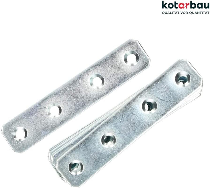 KOTARBAU Lochplatten 97 x 20 mm Verzinkt Silber Flachverbinder Holzverbinder Innen – Aussenbereich L