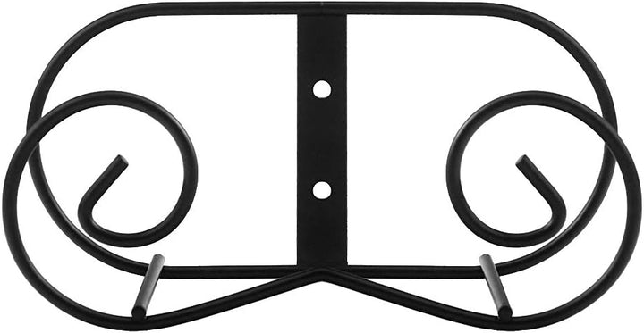 2 Stück Schwarz Metall Wand Tellerhalter Tellerwandhalter Plattenaufhänger für Wand Bilderhaken-L Sc