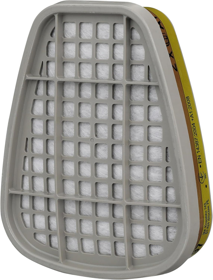3M 6075, A1 Filter, gegen organische/anorganische und saure Gase/Dämpfe (8-er Pack) Single, Single