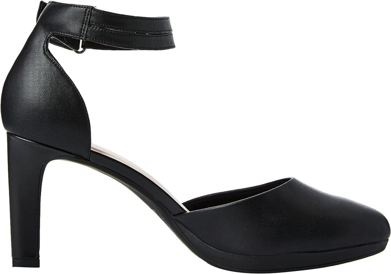 Clarks Damen Ambyr Skip Pump 39 EU Black Leather, 39 EU Black Leather