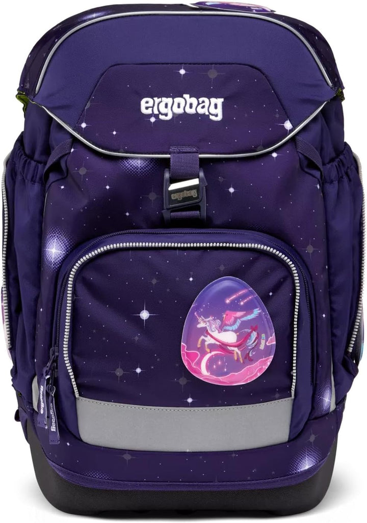 ergobag Pack Schulranzen-Set 6tlg. inkl. Klettie-Set Bärgasus - Lila Einheitsgrösse