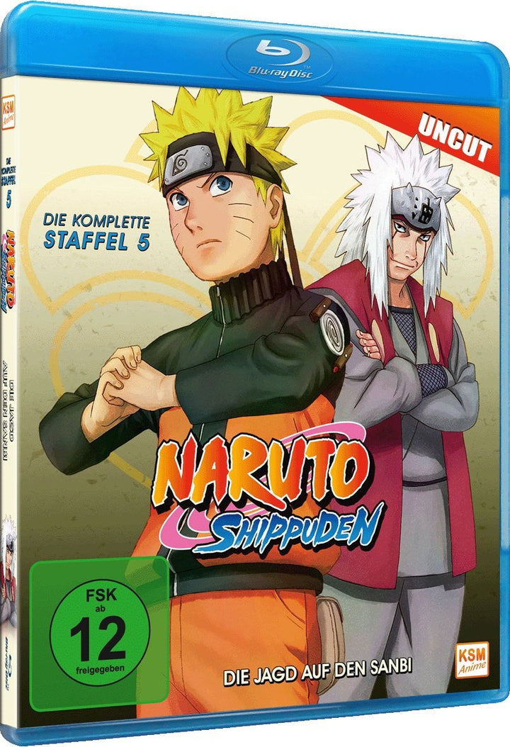 Naruto Shippuden - Staffel 5: Die Jagd auf den Sanbi - Uncut [Blu-ray], Blu-ray