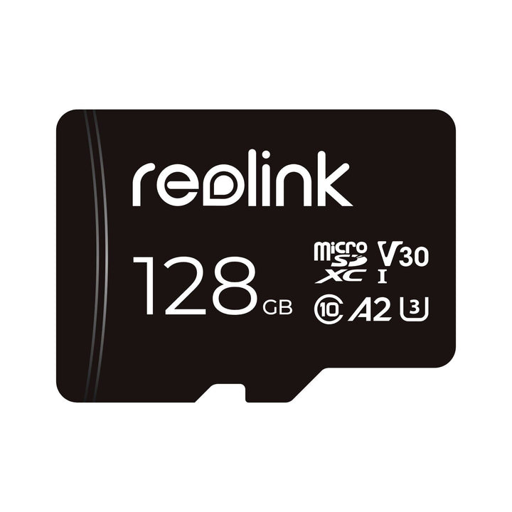 Reolink 128GB microSDXC Speicherkarte, Klasse 10 A2 U3 TF Speicherkarte, kompatibel mit Reolink Über