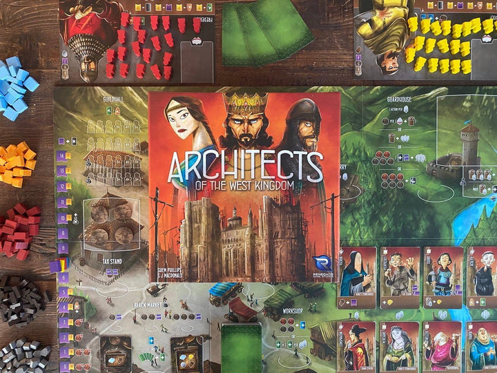 Renegade Game Studios , Architects of the West Kingdom , Board Game , Ages 12+ , 1 to 5 Players , 60
