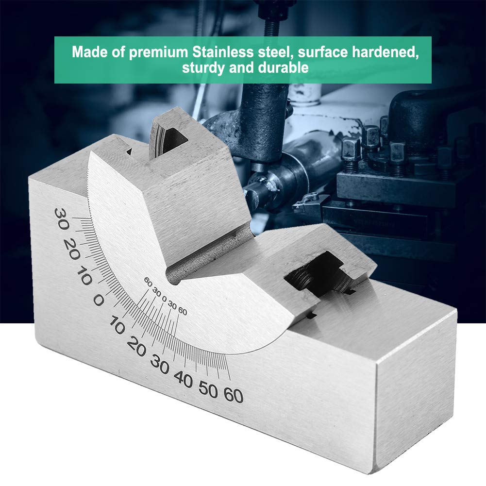 Grad Winkel Plattenwinkel, Winkelblock, V-Block Fräsen 75x25x36 Hobel für Fräsmaschine