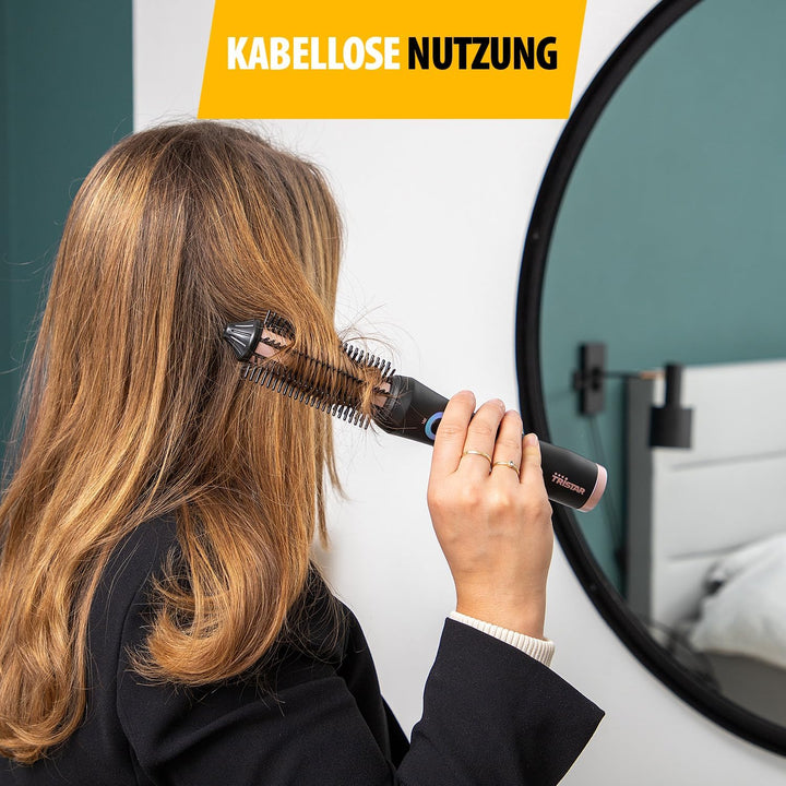 Tristar Kabellose Stylingbürste – 3 Temperatureinstellungen – Perfekt für unterwegs – Wärmeisolierte