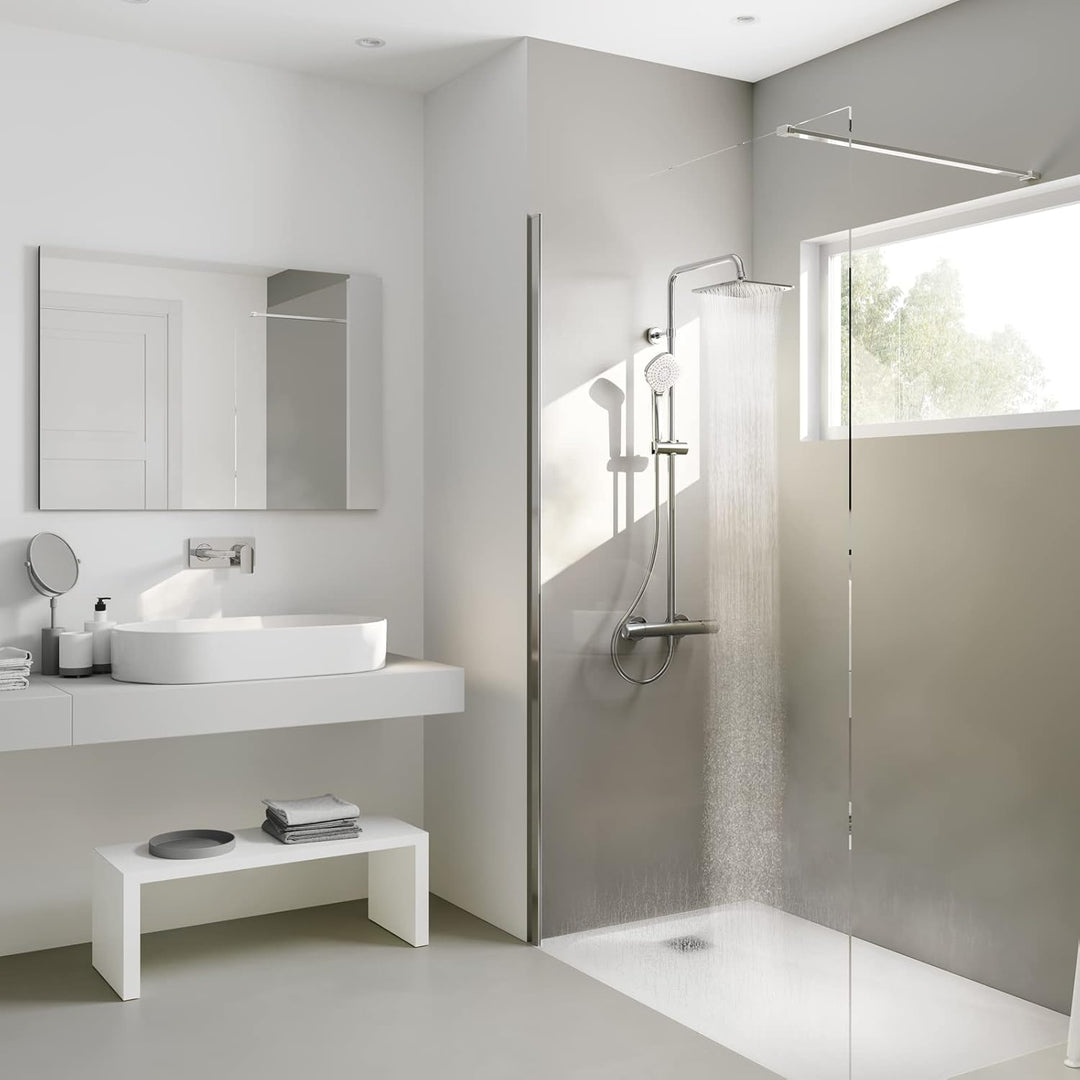 Ideal Standard A7240AA Ceratherm T100 Duschsystem Aufputz, mit Ceratherm T100 Brausethermostat