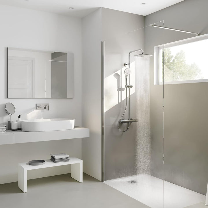 Ideal Standard A7240AA Ceratherm T100 Duschsystem Aufputz, mit Ceratherm T100 Brausethermostat