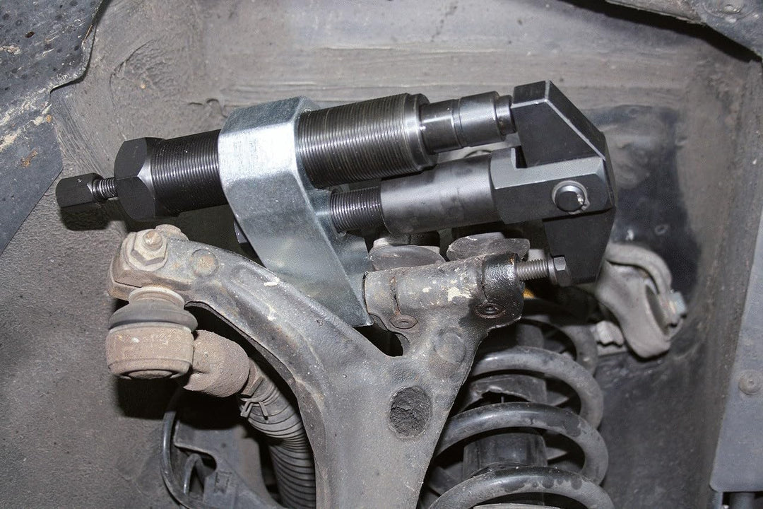 KS Tools 670.0076 Klemmschrauben-Ausdrücker ohne Hydraulikspindel, 3-tlg.