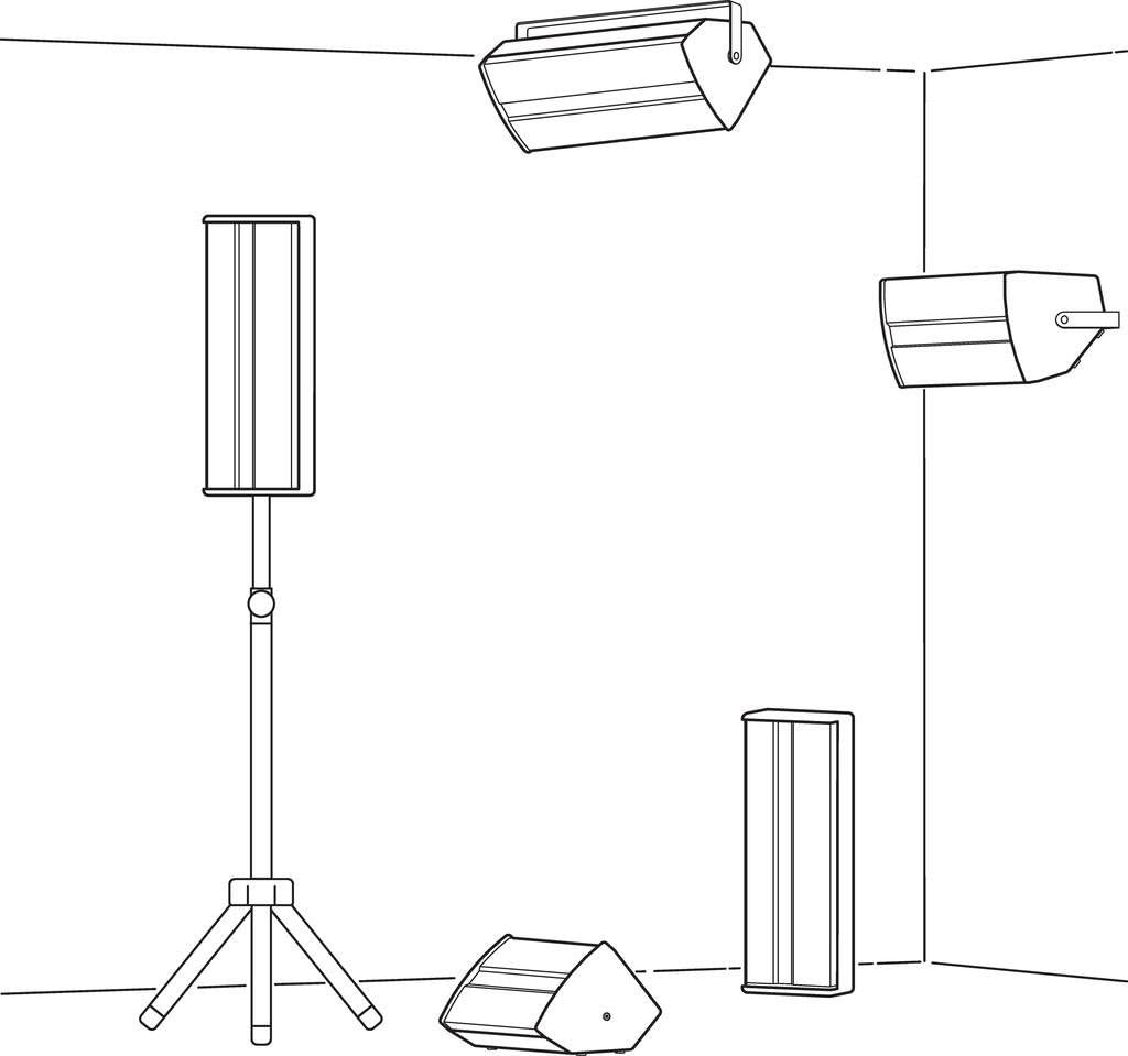 IMG Stageline PAB-306/SW Universal-PA-Lautsprecherbox (160 Watt, 8 Ohm) schwarz