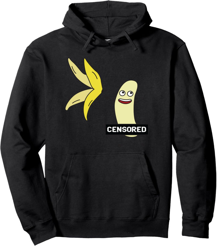 Funny Banana Gift T Shirt For Vegans Vegetarian Naked Banana Pullover Hoodie