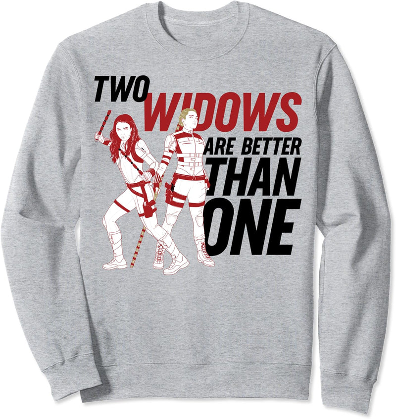 Marvel Black Widow Yelena Two Widows Are Better Than One Sweatshirt