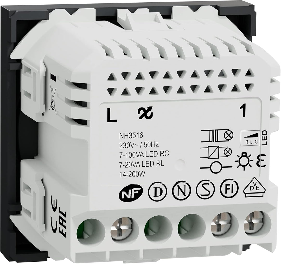 Schneider Electric NU351654W Drehdimmer Zigbee anth