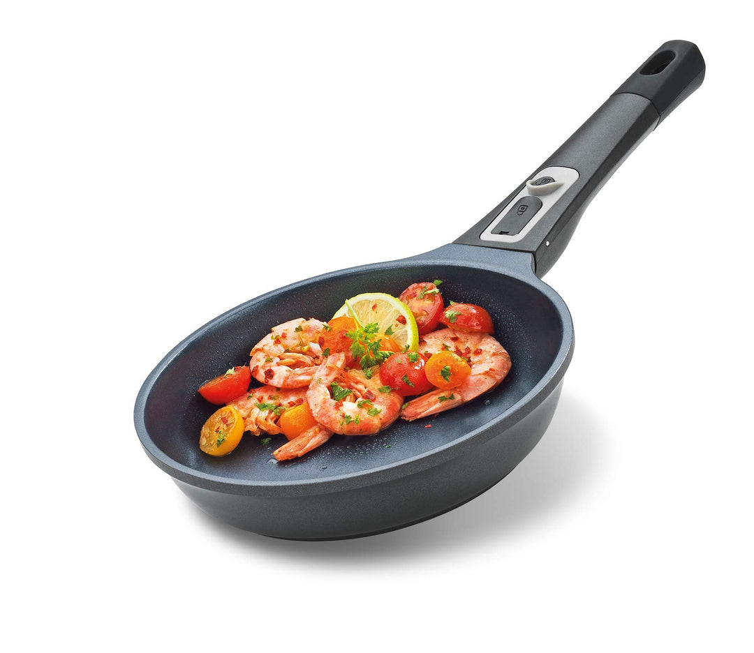 Küchenprofi MILANO Bratpfanne 20cm Aluminium | Pfanne Backofengeeignet | Abnehmbarer Griff | Alumini