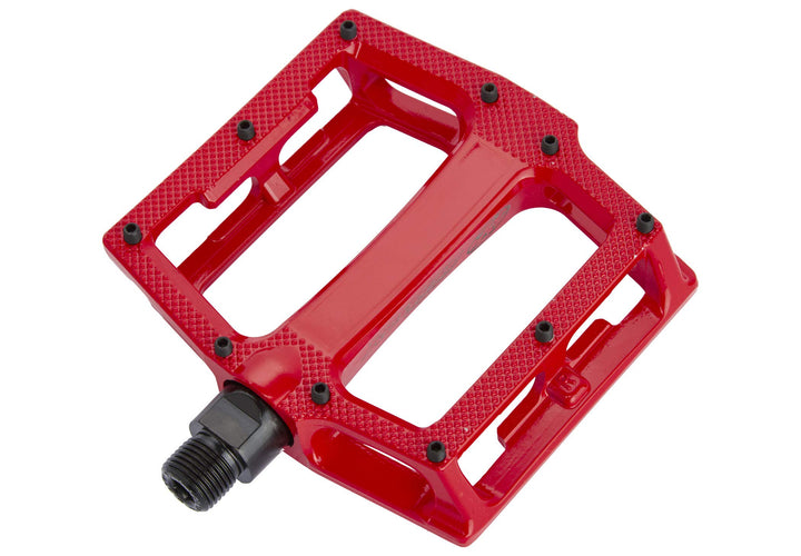 REVERSE Pedal Super Shape-3D Fahrradpedale Flatpedal Rot, Rot