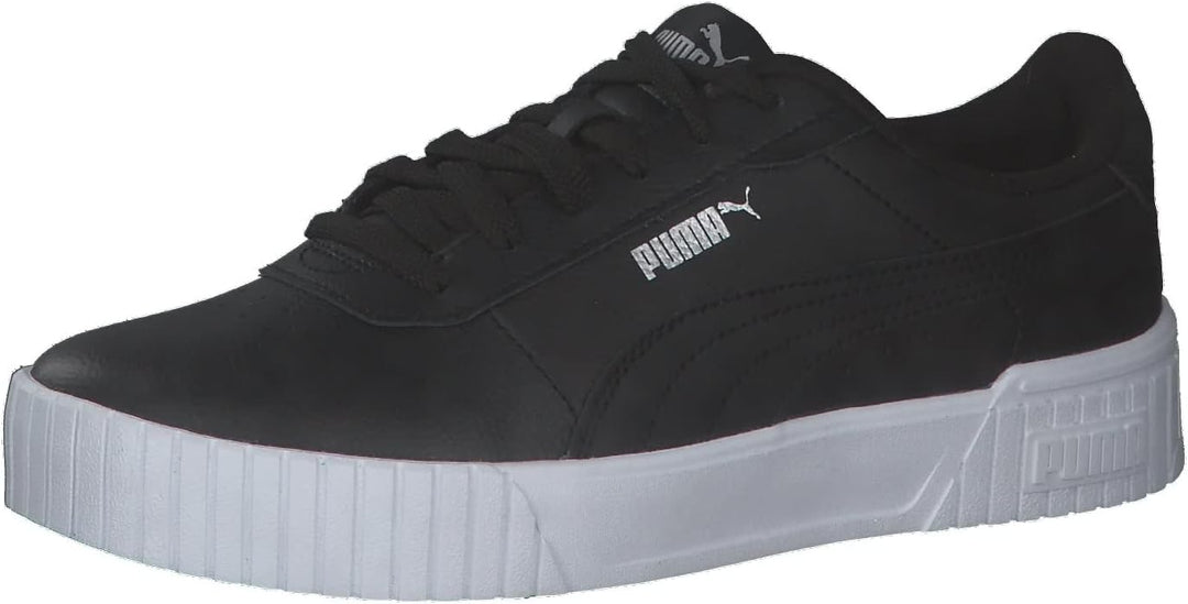 PUMA Mädchen Carina 2.0 Jr Sneaker 35.5 EU Puma Black Puma Black Puma Silver, 35.5 EU Puma Black Pum