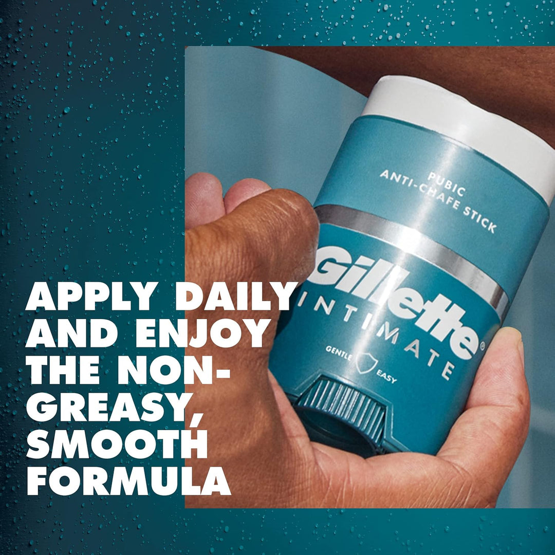 Gillette Intimate Pubic Anti-Scheuer-Stick, reduziert Reibung und Irritationen, Scheuerschutz für Mä