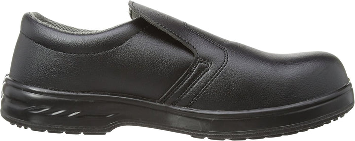 Portwest Steelite Sicherheitsslipper S2, Grösse: 39, Farbe: Schwarz, FW81BKR39 39 EU Schwarz, 39 EU