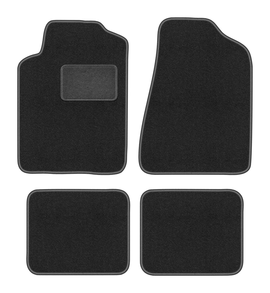 Velours Fussmatten 4-TLG Set passend für Chrysler Stratus (1995-2001) | Qualität: CARLUX, passgenau,