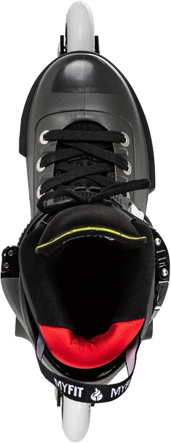 Powerslide Next Charcoal 90 Rollschuhe, schwarz 36-37, 36-37