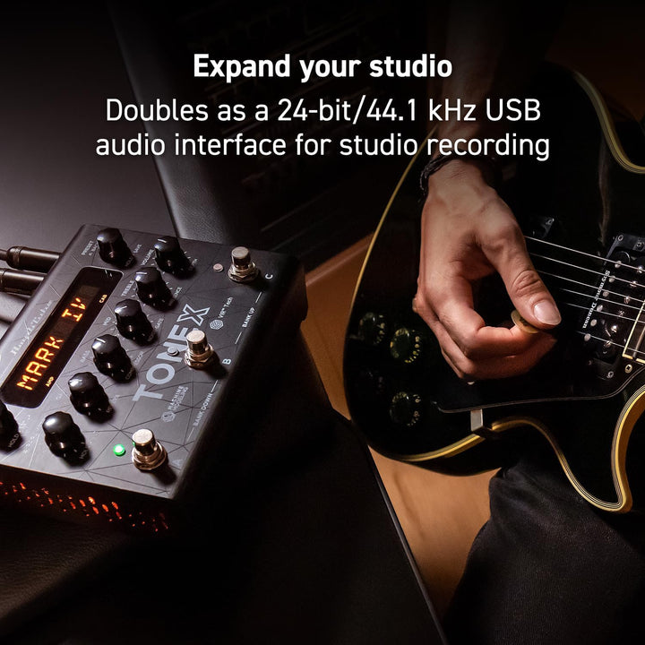 IK Multimedia TONEX Pedal Multi-Effekt-Pedal mit AI Machine Learning Technologie: Nachbildung von je