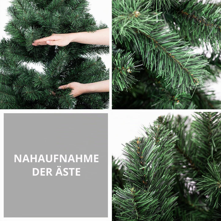 Künstlicher Weihnachtsbaum 150 cm Grün Tannenbaum Christbaum Tanne Unecht Weihnachtsdeko DecoKing Le