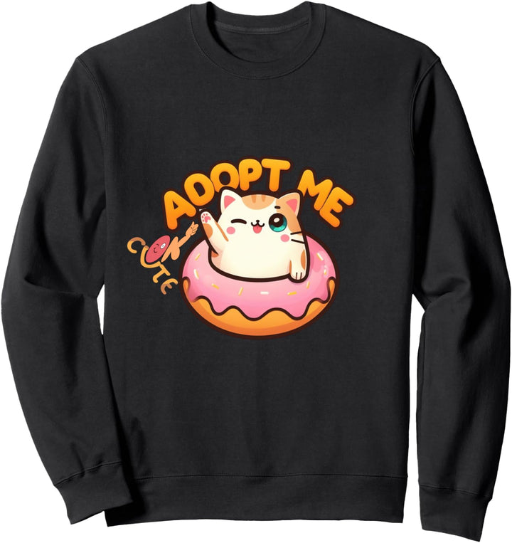 Niedliche und lustige Haustierkatzen für Frauen und Mädchen Sweatshirt