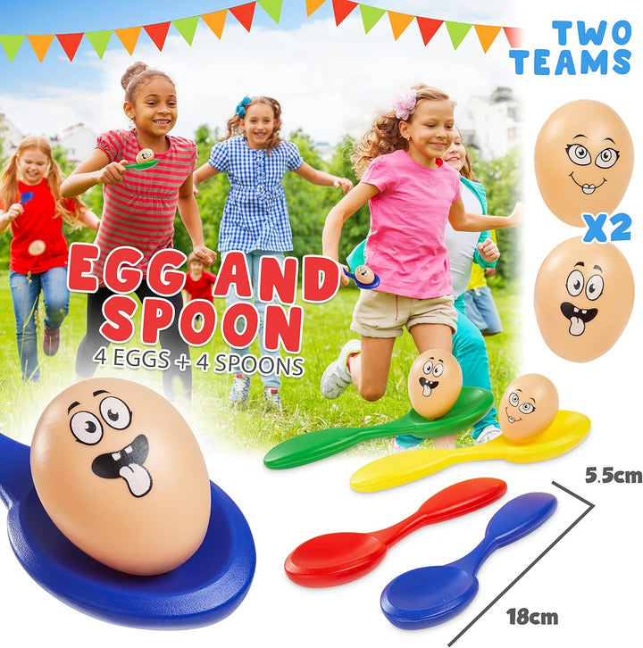 KreativeKraft Outdoor Spiele für Kinder Set Kindergeburtstag Spiele für Draussen Party Wurfspiele Ga