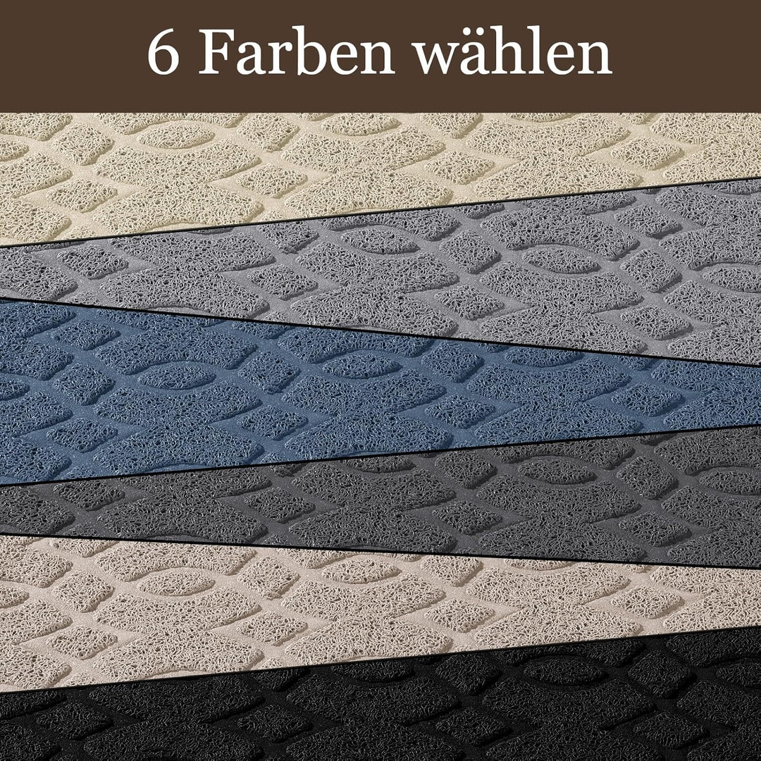 Yimobra Katzenstreu Matte, 90 x 60 cm, Wasserdichte Katzenklomatte Rutschfest Katzenklo Unterleger M