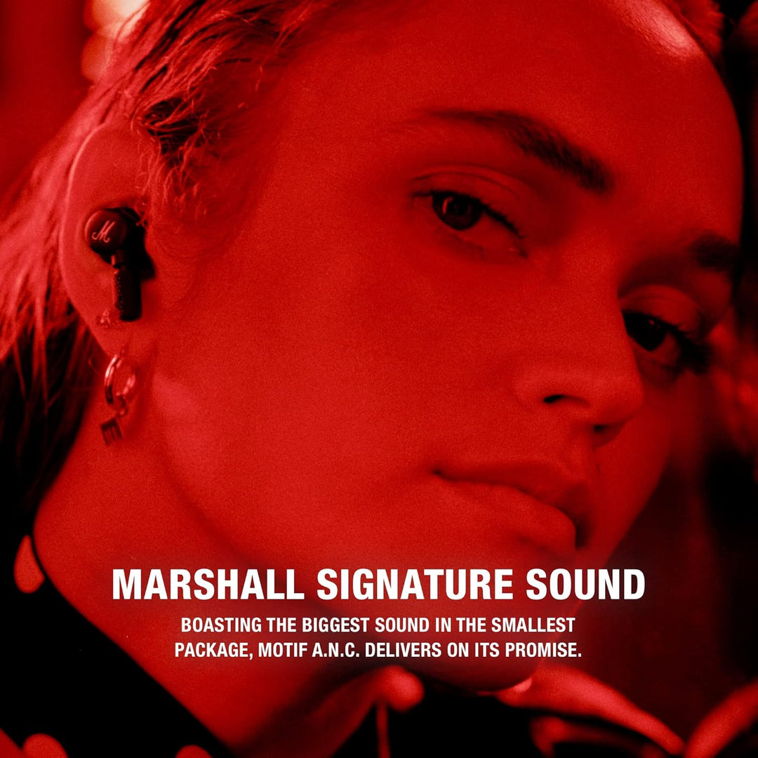 Marshall Motif ANC - True Wireless Active Noise Cancelling Geräuschunterdrückung In-ear Bluetooth Oh