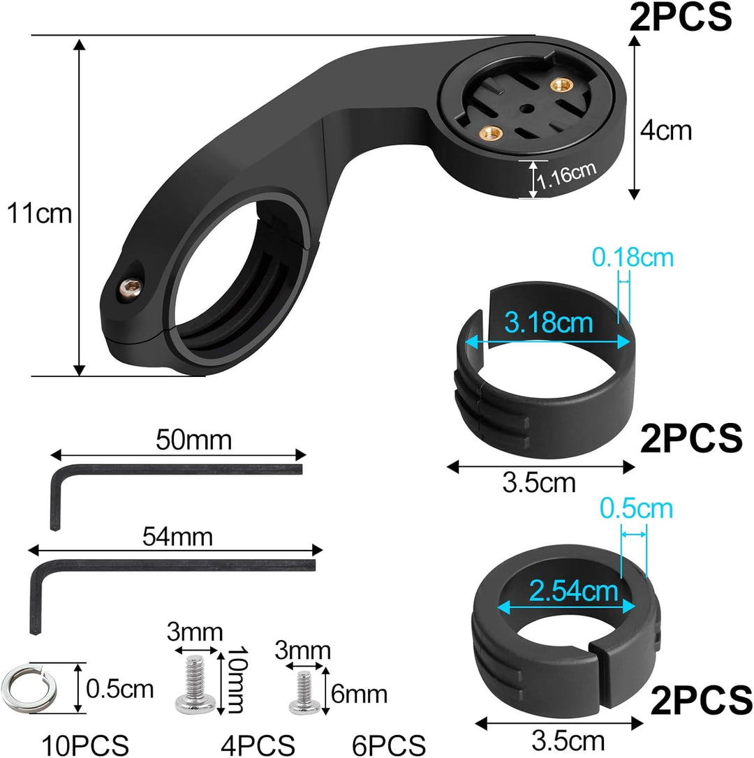 2 Stück Fahrrad Halterung für Garmin Edge 530 540 520 510 500 200 130 25 20 840 830 820 810 800 1000