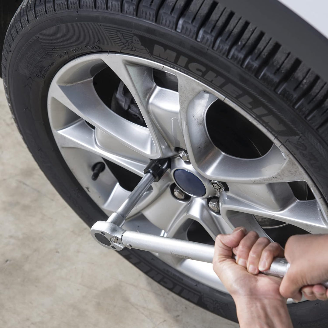 MICHELIN Drehmomentschlüssel MTW 210 Auto, Drehmoment 42 bis 210 Nm, Adapter und 125 mm Verlängerung