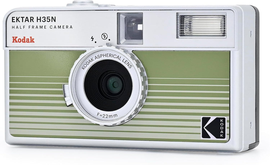 Kodak EKTAR H35N Halbformat-Filmkamera, 35 mm, wiederverwendbar, Bulb-Funktion, Sternfilter, beschic