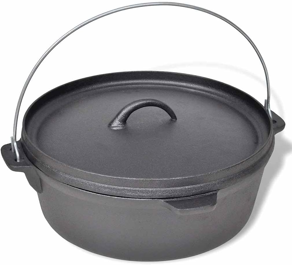 Dutch Oven Feuertopf Bräter Schmortopf 5,6 L inkl. Zubehör 5.6 l, 5.6 l