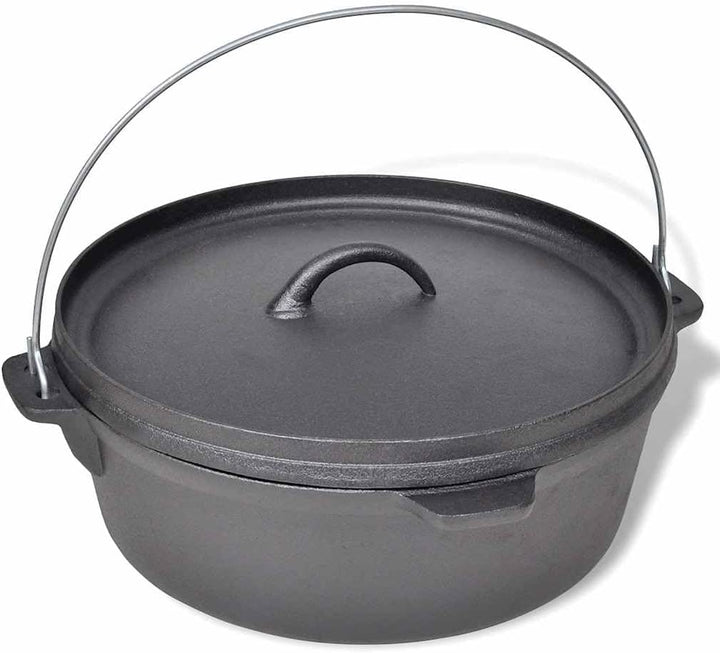 Dutch Oven Feuertopf Bräter Schmortopf 5,6 L inkl. Zubehör 5.6 l, 5.6 l