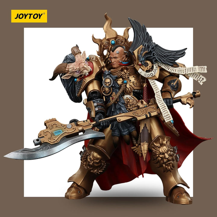 JOYTOY Warhammer 40k Legio Custodes Constantin Valdor, Captain-General of The Legio Custodes 1/18 Ac